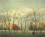 Henri Rousseau The Promenade painting